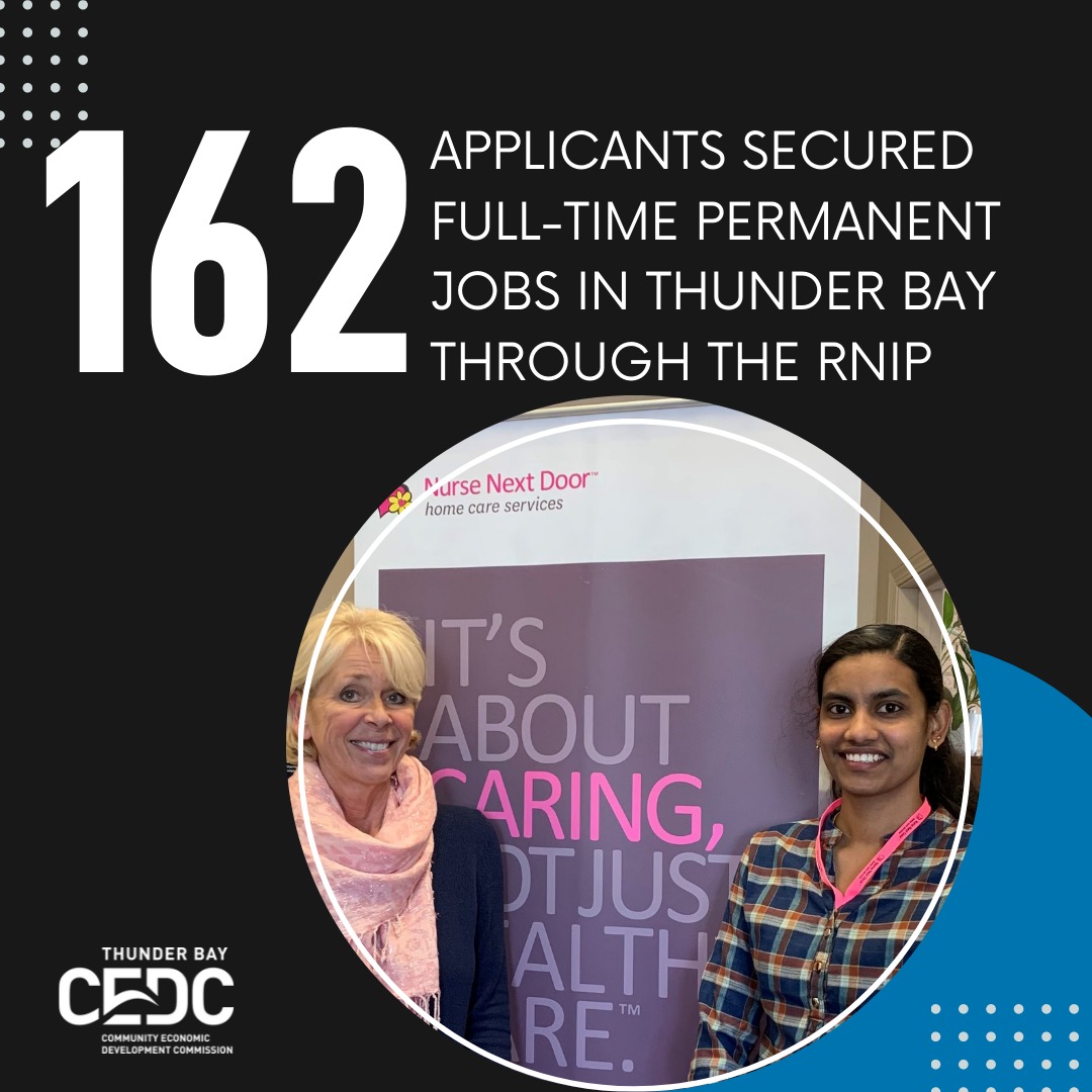 Thunder Bay CEDC Exceeds Rural and Northern Immigration Pilot (RNIP) 2021  Target - CEDC