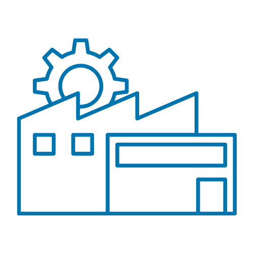 mill building with gear